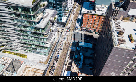 La ligne haute, Manhattan, New York City Banque D'Images