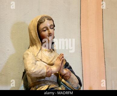 La mission de San Antonio de Padua, fondée par le père Junipero Serra, Jolon, en Californie. Banque D'Images