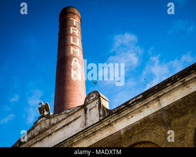 Brick Lane London - The Old Truman Brewery in London's Popular Brick Lane, Shoreditch, East London. Banque D'Images