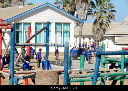 L'école primaire de la Namibie Namib Swakopmund Banque D'Images