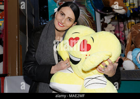 Paris, France. 30Th Mar, 2018. Sylvie Ortega Muños assiste à la soirée d'ouverture de la Foire du Trône au profit de l'Institut Rafaël le 30 mars 2018 à Paris, France. Credit : Bernard Menigault/Alamy Live News Banque D'Images