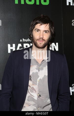 Hulu's premiere de 'Hard Sun' tenue à Regal Union Square - Arrivées en vedette : Jim Sturgess Où : New York, New York, United States Quand : 28 Feb 2018 Credit : Derrick Saleurs/WENN.com Banque D'Images