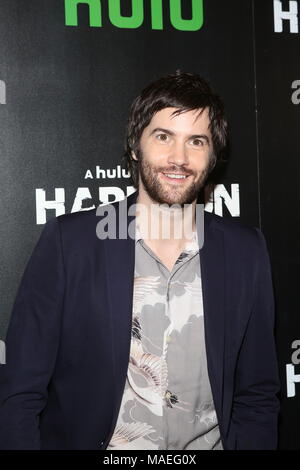 Hulu's premiere de 'Hard Sun' tenue à Regal Union Square - Arrivées en vedette : Jim Sturgess Où : New York, New York, United States Quand : 28 Feb 2018 Credit : Derrick Saleurs/WENN.com Banque D'Images