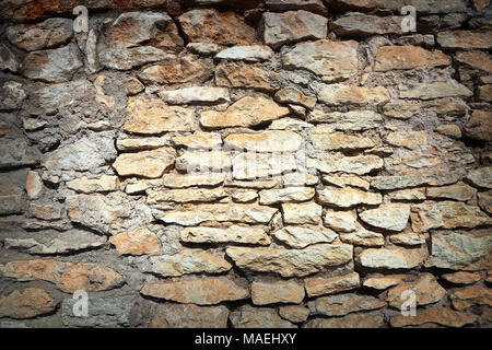 Détail de mur de pierre Modèle prêt pour votre conception architecturale Banque D'Images