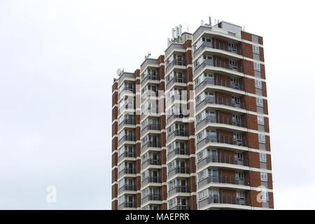 Une tour, représenté à Littlehampton, West Sussex, UK. Banque D'Images