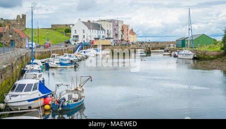 Saint Andrew's Harbour, en Écosse. Banque D'Images