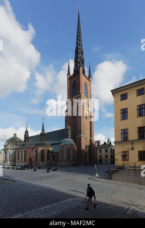 Église Riddarholm à Stockholm, Suède Banque D'Images