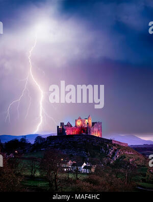 IE - CO TIPPERARY : Rock of Cashel Banque D'Images