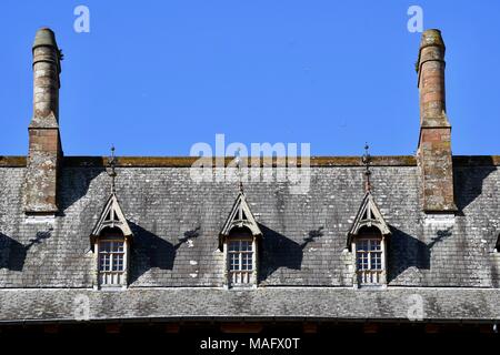 Toit de Mount Stuart House près de Rothesay bute sur Banque D'Images