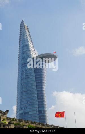 Bitexco Financial Tower dans un district. Ho Chi Minh Ville, Vietnam. Banque D'Images