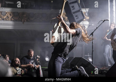 31 mars 2018 - rock band à Nashville de la diarrhée à la planète Regency Ballroom de San Francisco, en Californie. Credit : Greg Chow/ZUMA/Alamy Fil Live News Banque D'Images