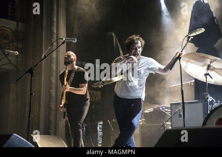 31 mars 2018 - rock band à Nashville de la diarrhée à la planète Regency Ballroom de San Francisco, en Californie. Credit : Greg Chow/ZUMA/Alamy Fil Live News Banque D'Images