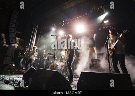 31 mars 2018 - rock band à Nashville de la diarrhée à la planète Regency Ballroom de San Francisco, en Californie. Credit : Greg Chow/ZUMA/Alamy Fil Live News Banque D'Images