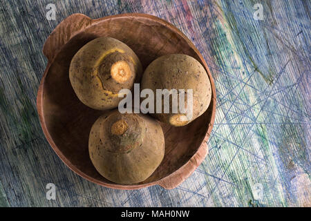 Dans un bol de fruits sapote Banque D'Images