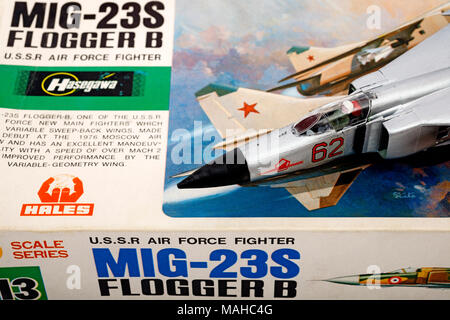 Hasegawa maquette MiG-23S Banque D'Images