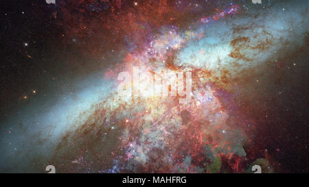 Fond étoilé de l'espace extra-atmosphérique. Éléments de cette image fournie par la NASA. Banque D'Images