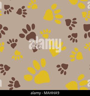 Empreintes d'animaux Illustration de Vecteur