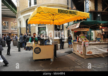 Changeplease décroche à Borough Market à Londres, Angleterre Banque D'Images