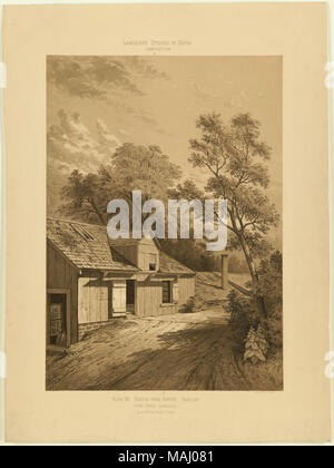 Nom de fichier : 07  11 001258 Titre : études de paysage en sépia Composition : Plaque VIII. Croquis de la Nature. La lumière du soleil. Troisième étape, terminée Créateur/Contributeur : L. Prang & Co. (éditeur) Date de publication : 1879 description physique remarque : Genre : Chromolithographs ; Paysage imprime Lieu : Bibliothèque publique de Boston, le 2011-08-04 : caméra Sinar Sinarback 54 : AG FW, Sinar m Banque D'Images