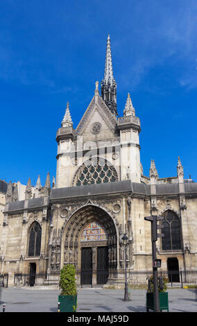 Église Saint Laurent sur boulevard de Magenta dans le centre de Paris , France. Banque D'Images