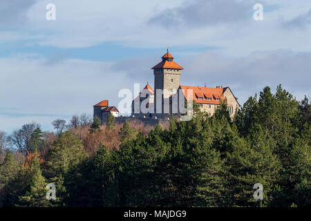 Blick auf die en Thuringe Wachsenburg Banque D'Images