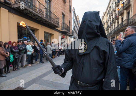 Semanta Santa (également connue sous le nom de Semaine Sainte) est l'une des plus grandes et des plus célèbres festivals religieux. Barcelone, Espagne Banque D'Images