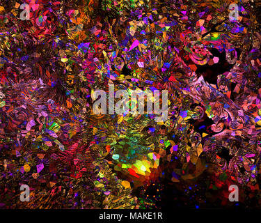 ART NUMÉRIQUE Design : Emballage cadeau Banque D'Images