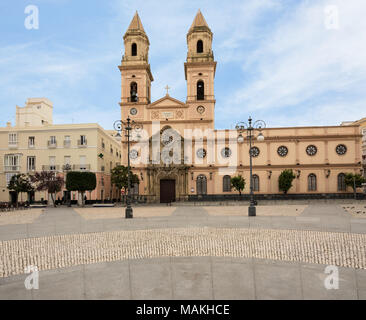 Église de San Antonio à Cadix, au sud de l'Espagne Banque D'Images