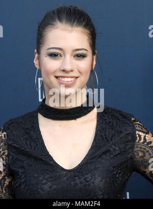 LOS ANGELES, CA - 02 avril : Amber actrice Midthunder assiste à la première de la Légion 'FX' Saison 2 à la DGA Theatre Le 2 avril 2018 à Los Angeles, Californie. Photo de Barry King/Alamy Live News Banque D'Images