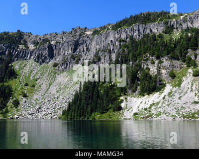 Eunice Lake au Mt Rainier NP à WA Banque D'Images