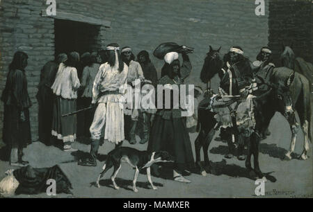 . Anglais : Pueblo Indian Village - Banque D'Images