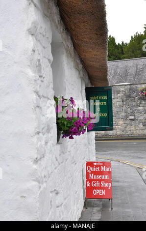 Quiet Man Museum et cadeaux, Cong, Irlande Banque D'Images