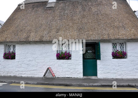 Quiet Man Museum et cadeaux, Cong, Irlande Banque D'Images