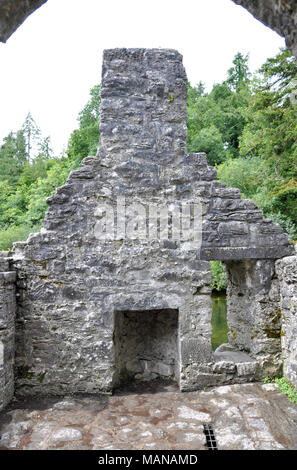 Pêche à la chambre du moine, Cong, dans le comté de Mayo, Irlande Banque D'Images