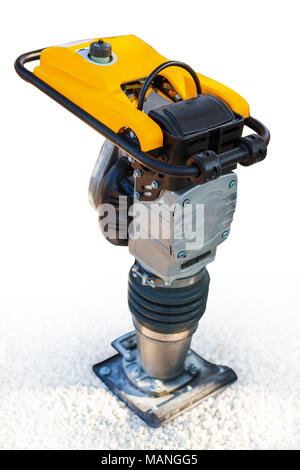Compacteur de sol isolé avec Clipping Path Banque D'Images