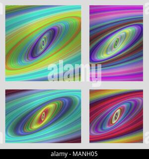 Résumé jeu de fond brochure psychédélique Illustration de Vecteur
