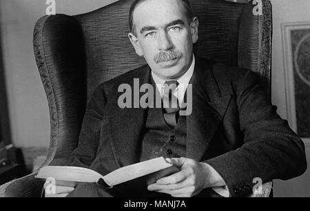 JOHN Maynard Keynes (1883-1946) économiste anglais sur 1932 Banque D'Images