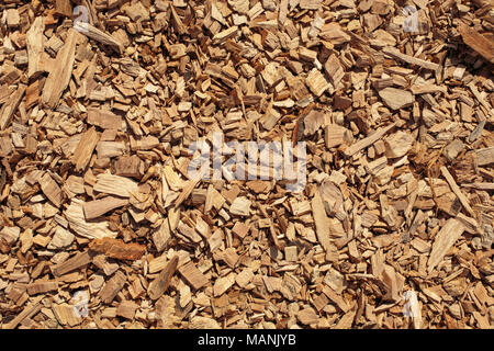 Copeaux de bois ou de copeaux comme motif de fond une texture Banque D'Images