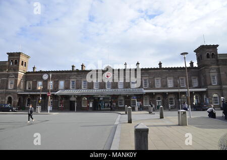 La gare de Chester, Cheshire Banque D'Images