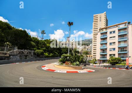 Monte Carlo, Monaco - 02 juin 2014. Circuit de Monaco est un circuit de rue sur les rues de la ville de Monte-Carlo et la Condamine autour de l'harb Banque D'Images