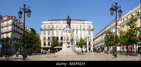 Largo de Camões. Lisbonne, Portugal Banque D'Images