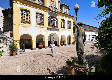 Le palais de José Maria Da Fonseca, datant du 19e siècle. Cet excellent producteur de vin vins rend depuis1834. Vila Nogueira de Azeitão, Po Banque D'Images