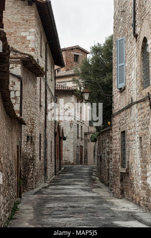 Gubbio, l'une des plus belles villes médiévales d'Europe, au coeur de la Région Ombrie, Pérouse Province Italie centrale Banque D'Images