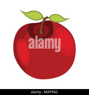 L'icône d'Apple. Style de dessin animé. Vector Illustration pour le jour d'action de grâce. Illustration de Vecteur