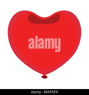 L'icône du ballon. L'amour et des cadeaux pour le Web sur fond blanc. Télévision Vector Illustration. Illustration de Vecteur