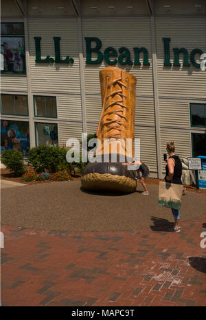 LL Bean à Freeport, Maine Banque D'Images