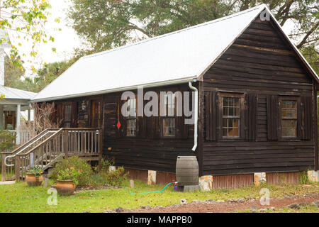 Sams cabane familiale, Pine Island Conservation Area, Florida Banque D'Images