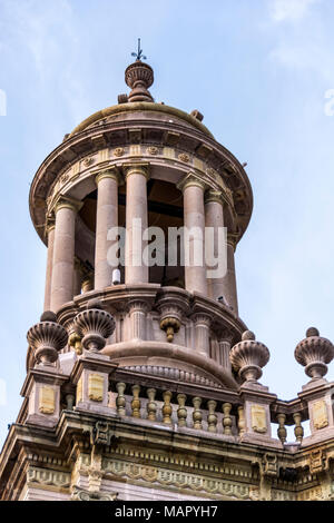 Templo de San Antonio (Aguascalientes) aussi connu sous le nom de Temple de San Antonio. La construction a commencé en 1895. Terminé en 1908. Banque D'Images