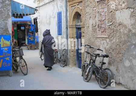 Scène de rue, Medina, UNESCO World Heritage Site, Essaouira, Maroc, Afrique du Nord, Afrique Banque D'Images