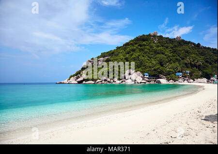 Koh Nang Yuan Island dans le golfe de Thaïlande, Thaïlande, Asie du Sud, Asie Banque D'Images